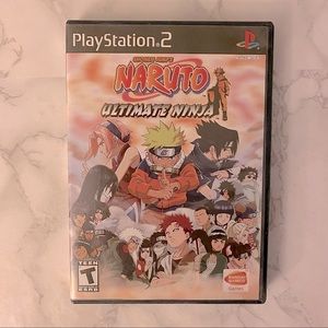 PlayStation 2 Naruto Ultimate Ninja Game Gaming Disc